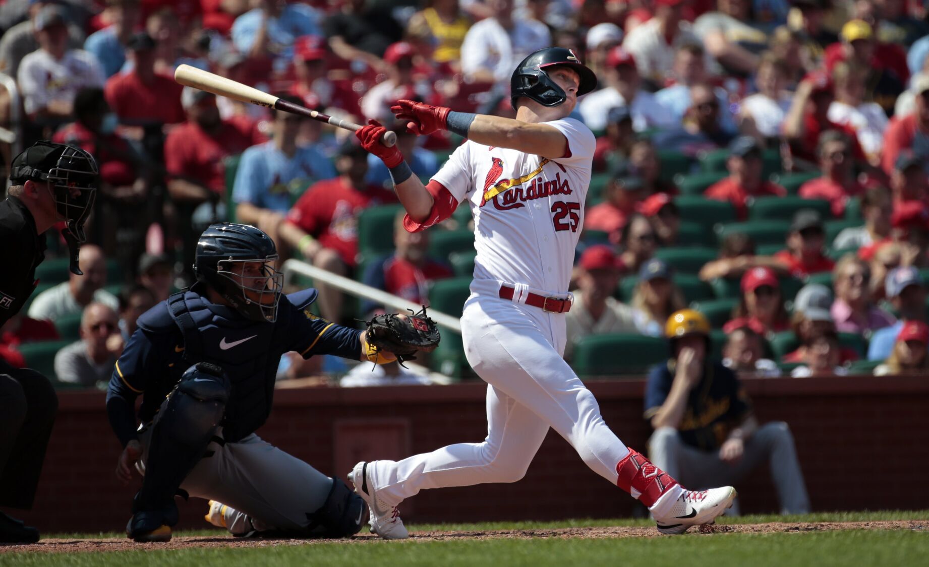 Cardinals, Brewers at Busch